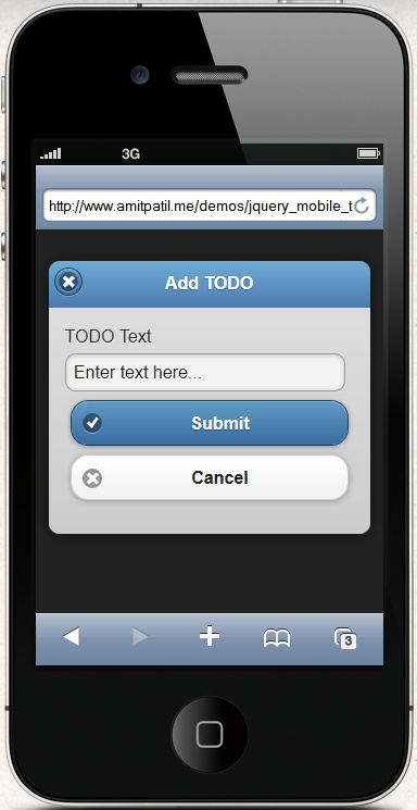 todo app for iphone ipad using jquery mobile and web storage